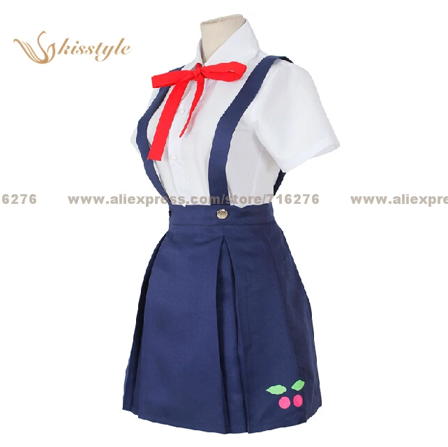 Kisstyle моды Bakemonogatari Monstory Monogatari Hachikuji Mayoi летняя Форма одежда косплей костюм
