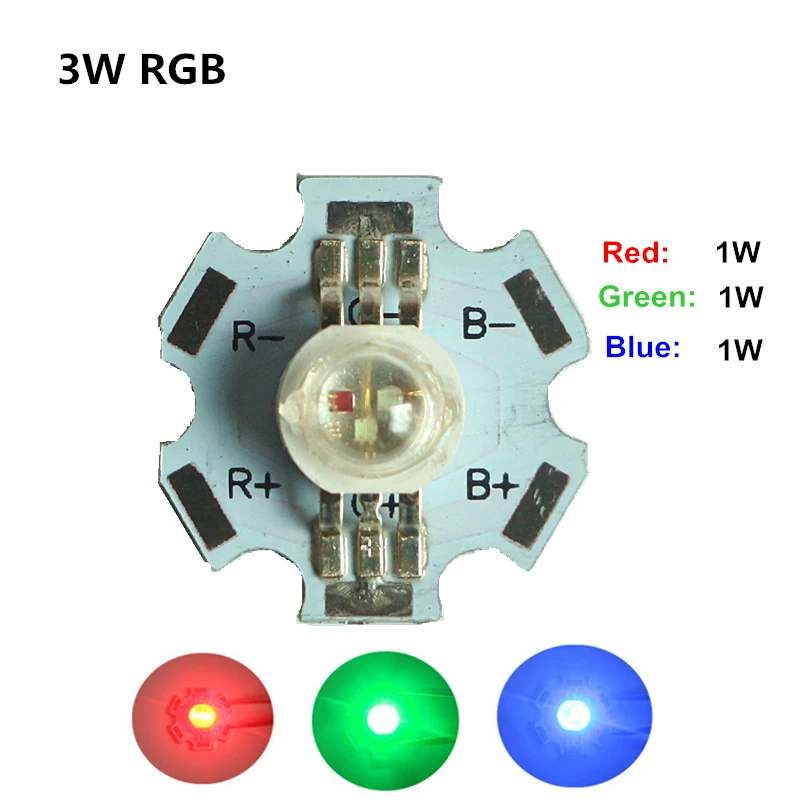 10 20 50 100 200 500 1000 шт. высокое Мощность лампа светодиодные чипы полный ватт 1 Вт