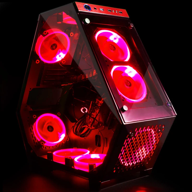 120 мм вентилятор охлаждения корпуса компьютера 3pin/4pin LED кольцо тихий