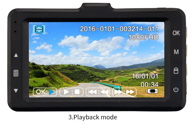 Автомобильная dvr камера Full HD 1080P 170 градусов широкоугольный привод рекордер 3," ночного видения видео рекордер g-сенсор видеорегистратор Регистратор