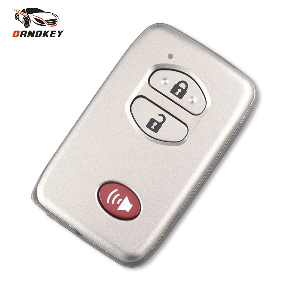 DANDKEY Новый 2/3 кнопки дистанционный умный чехол для ключей Toyota Land Cruiser Prado 2010 2015