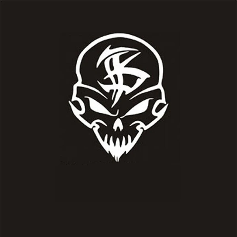1 шт. 11*14 см автомобильный Стайлинг Ghost Rider забавные наклейки с черепами для