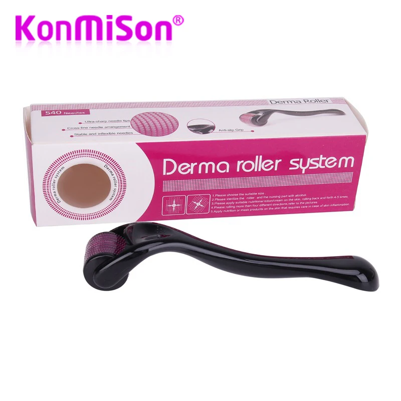 DRS 540 микро иглы дермароллер титановый мезороллер микроиглы для ухода за кожей и
