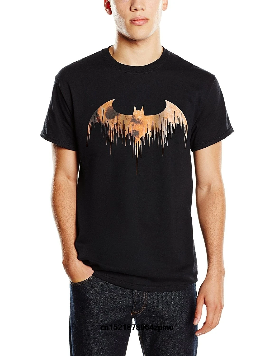 Men T shirt Hot Batman Arkham Knight Halloween Moon Logo Short Sleeve funny t-shirt novelty tshirt women | Мужская одежда