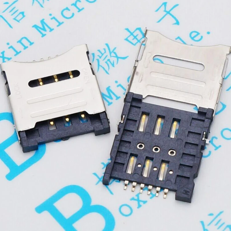 1500 шт. Micro SIM держатель для карт 6 P слот sim-карты 6PIN карты | Обустройство дома