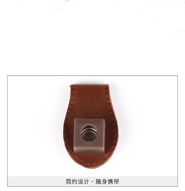 Кожаный Портативный меловой зажим для бильярдного бассейна|Аксессуары снукера и