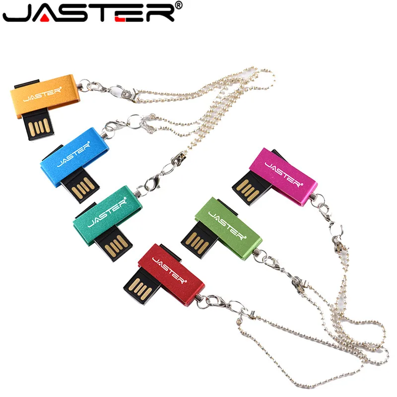 USB флеш-накопитель JASTER Mini Elf из нержавеющей стали 4 ГБ 8 16 32 64 водонепроницаемый 2 0