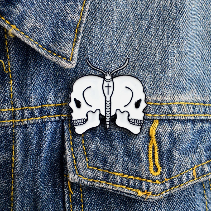 RNG оригинальные крутые броши в виде скелета подарок для друга или подруги на День