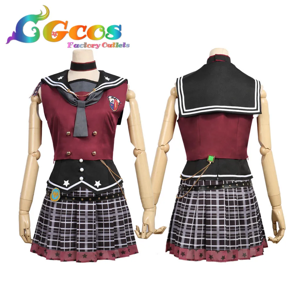 CGCOS Косплей Костюм BanG Dream! Afterglow Lost One Udagawa Tomoe Платье Аниме Униформа Хэллоуин