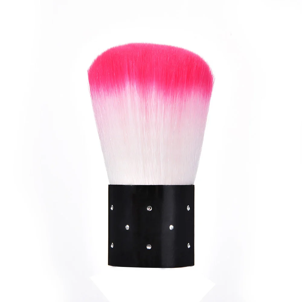 Rose Red Ameizii мягкая кисть для ногтей Маникюр для акрилового и УФ-геля для очистки от пыли кисть для маникюра педикюра инструмент розовый синий фиолетовый - Цвет: Rose Red