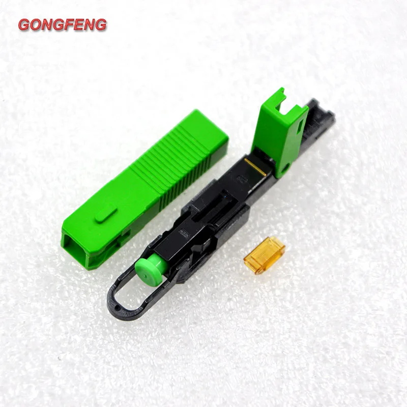 100 шт. новинка Лидер продаж волоконно оптический Быстрый разъем FTTH SC одномодовый
