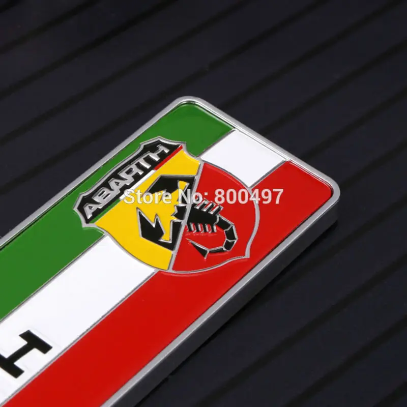 Новейший 3D значок на багажник автомобиля ABS Эмблема для Abarth стикер аксессуары