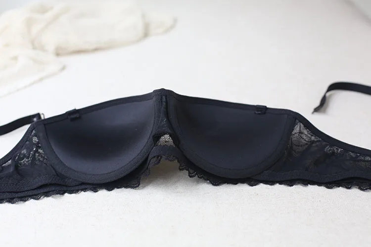 Комплект женского нижнего белья из бюстгальтера пуш ап и трусов|bra 46a|bras for large