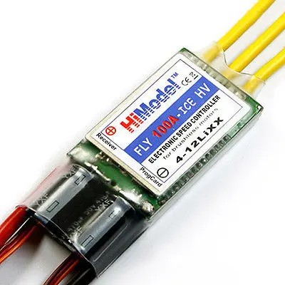 HiModel ICE 100A 4-14S 60V бесщеточный синий ESC ICE-120A-HV RC лодка airpalne | Игрушки и хобби