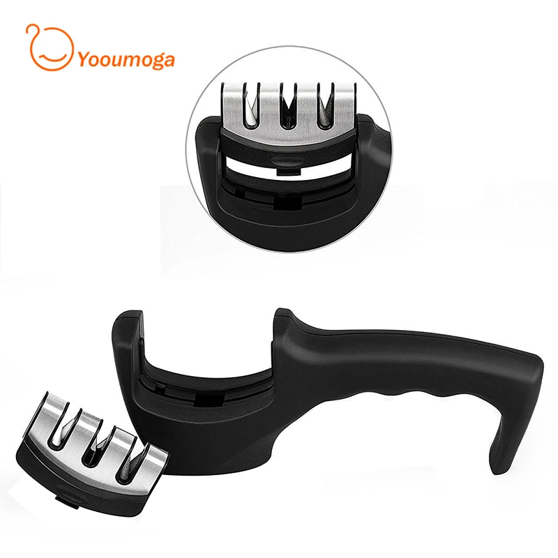 Точилка для ножей 3 этапа Профессиональная кухонная заточка точильный камень