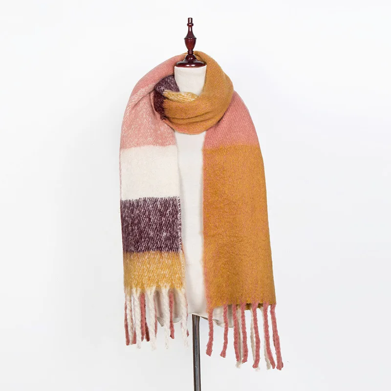 2017 пашмины кашемировые шали и шарфы кисточкой зимний модный кашемировый шарф