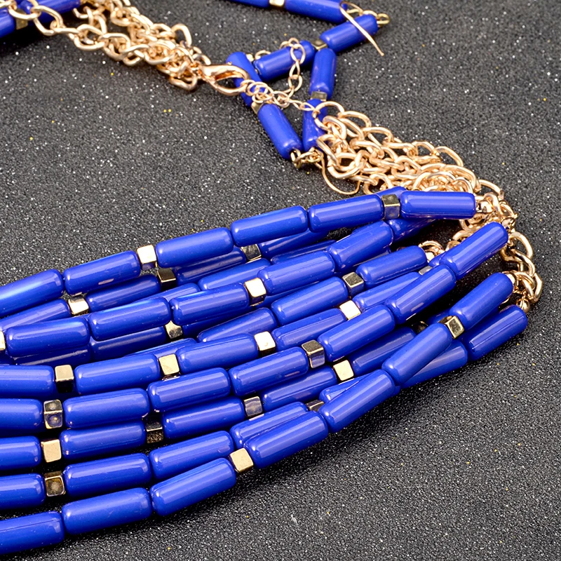 Ожерелье/серьги из акриловых бусин 2 цвета|jewelry christian|necklace orangenecklace love |