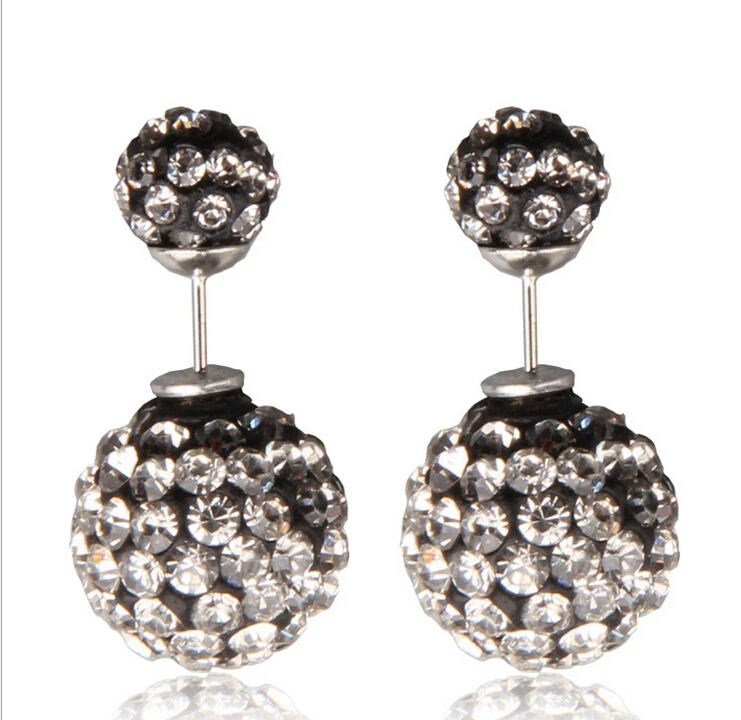 Новые винтажные серьги Стразы с кристаллами и жемчугом модные свадебные большие