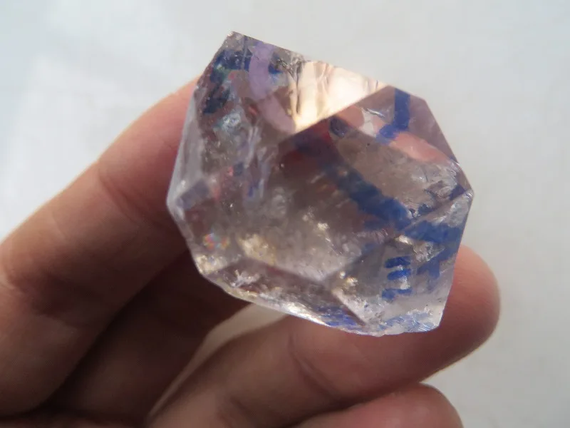 AAA супер воды прозрачный кристалл кварца алмаз херкимера с большой радуги 18 6 г |