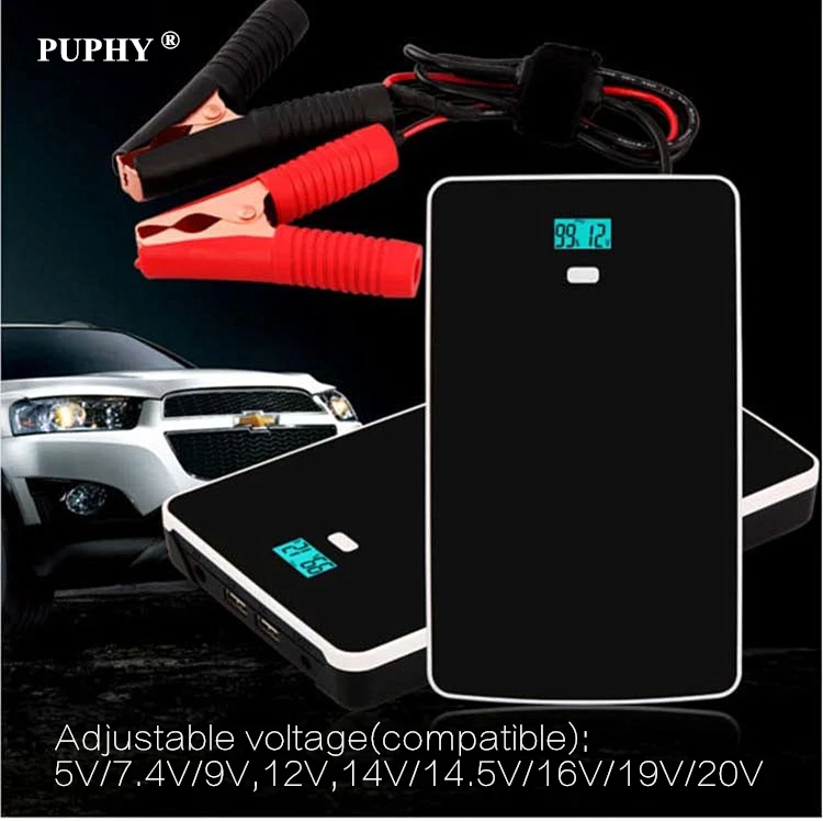 Регулируемый 5 В 7 в 9 12 14 16 19 литий полимерный USB аккумулятор QC3.0 20 60 ач для