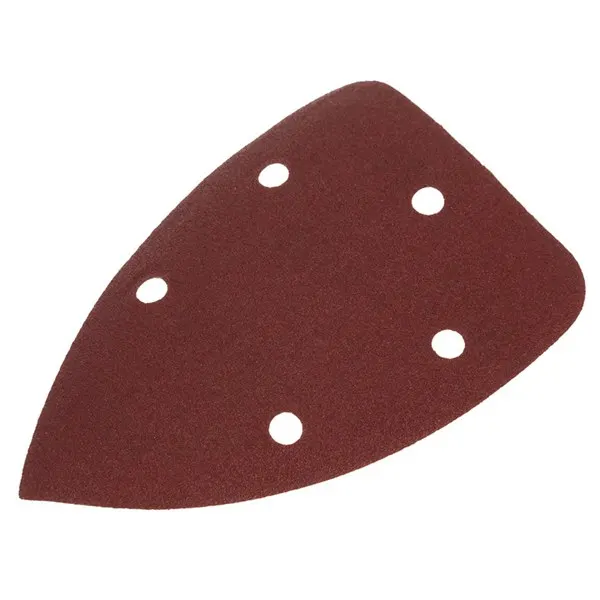 HLZS-10Pcs тройной угол крюк и петля 60 80 120 зернистость шлифовальный набор песка бумага песка 140 мм