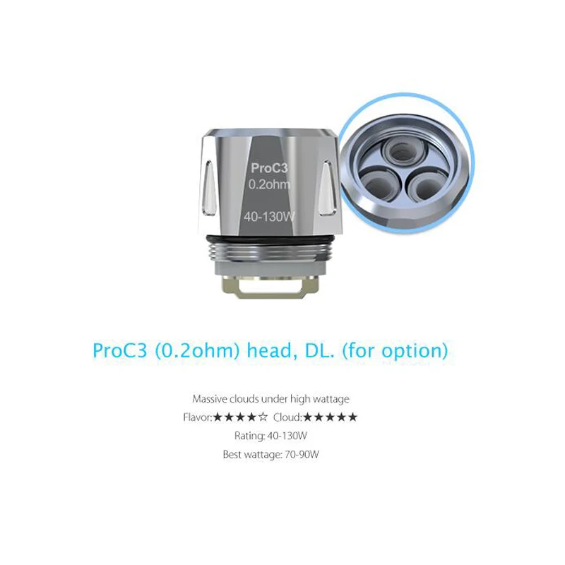 Original Joyetech ProC1 ProC1-S ProC2 ProC3 ProC4 Coil Head Replacement Evaporator for ProCore Aries Atomizer 5pcs/lot | Электроника
