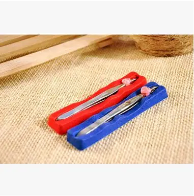 Пинцет Длина cejas Одноместный Зажим для бровей пинцет косой из нержавеющей стали