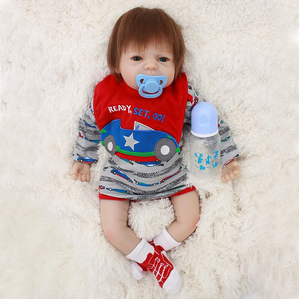 

Куклы Reborn boy 20 "50 см Реалистичная силиконовая кукла reborn baby детская игрушка для подарка Спящая кукла bebes reborn bonecas