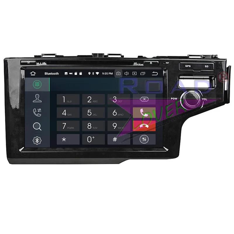Roadlover Android 9 0 автомобильный DVD-плеер для Honda Fit 2014 RHD Стерео GPS навигация видео на