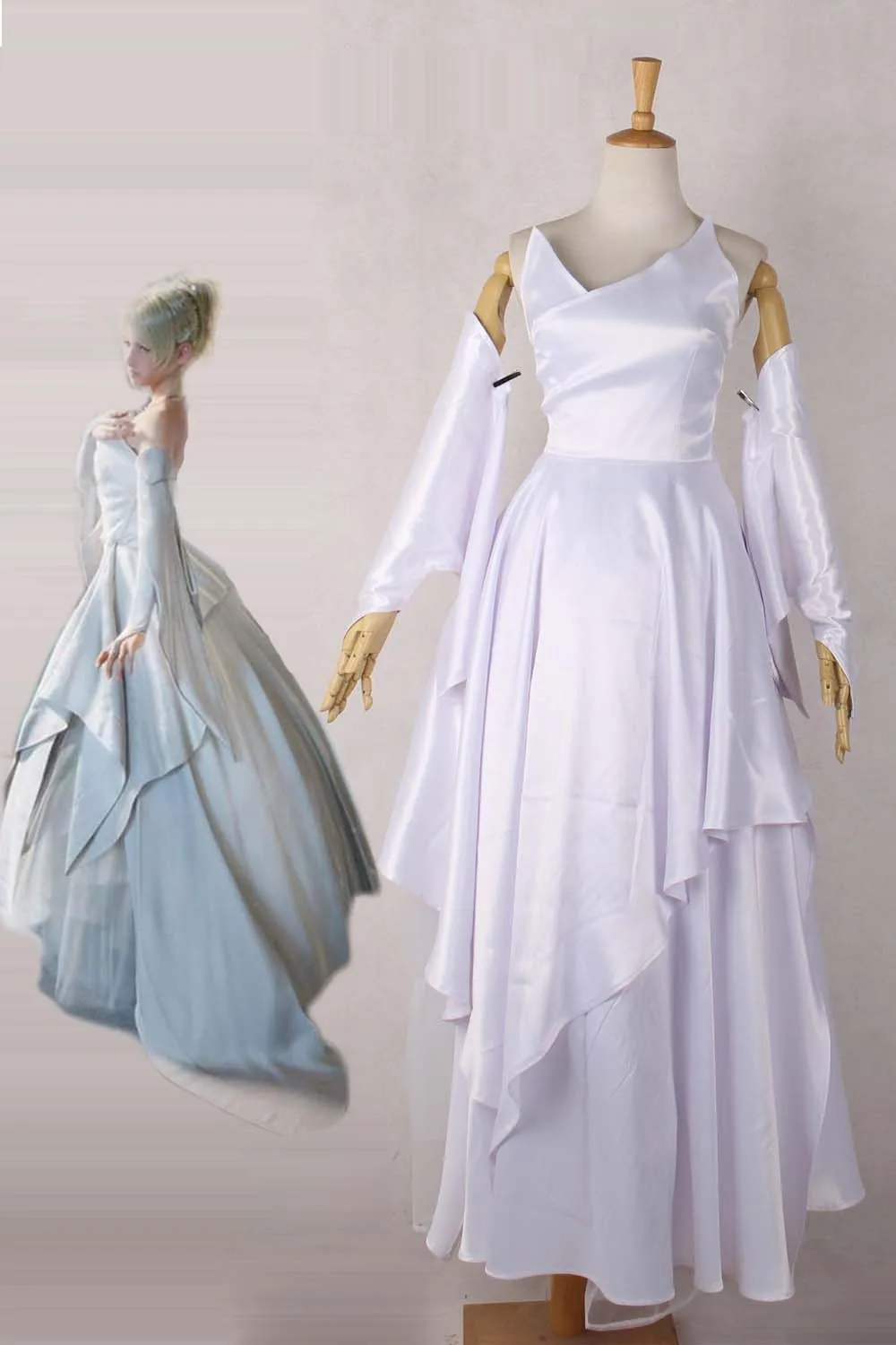 FF15 Luna Косплей финальная фантазия XV Lunafreya Nox Fleuret свадебное платье Костюм на
