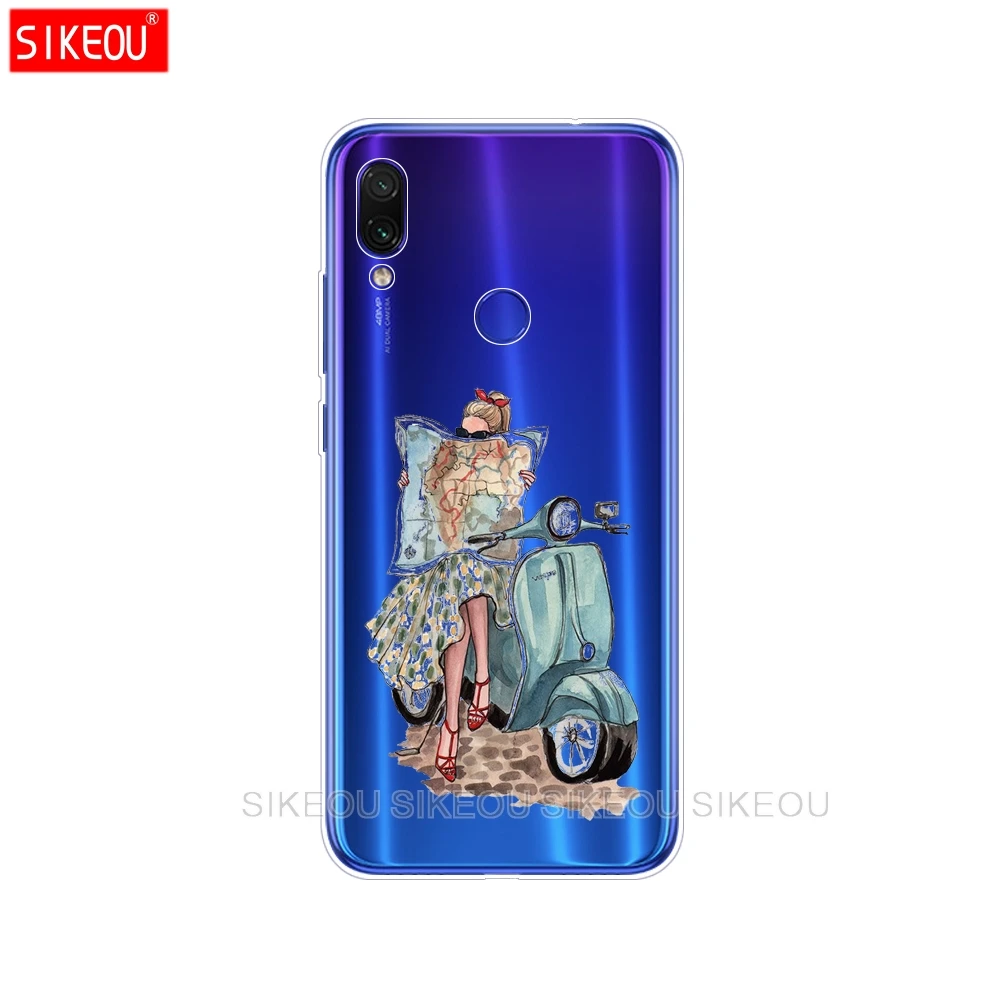 Чехлы для Xiaomi Redmi Note 7, силиконовый мягкий чехол из ТПУ с рисунком для Xiaomi Redmi Note 7, чехол 6,3 дюйма, Fundas Coque Redmi Note7, чехол - Цвет: 33810