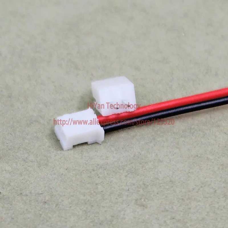 50 комплектов Мини Micro PH2.0 JST 2,0 мм Шаг 2-контактный разъем с 1007 26AWG 100 мм 150 мм 200 мм 250 мм электронный кабель контактный разъем