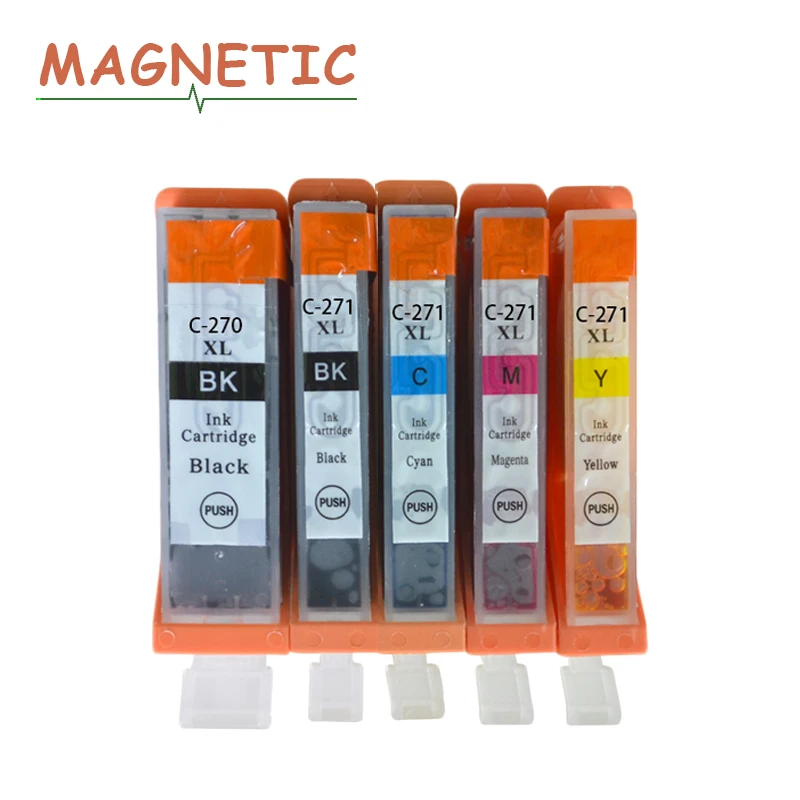 5 шт. PGI270 PGI 270 чернильный картридж для принтера Canon принтерам PIXMA TS6020 TS5020 MG5720 MG5721
