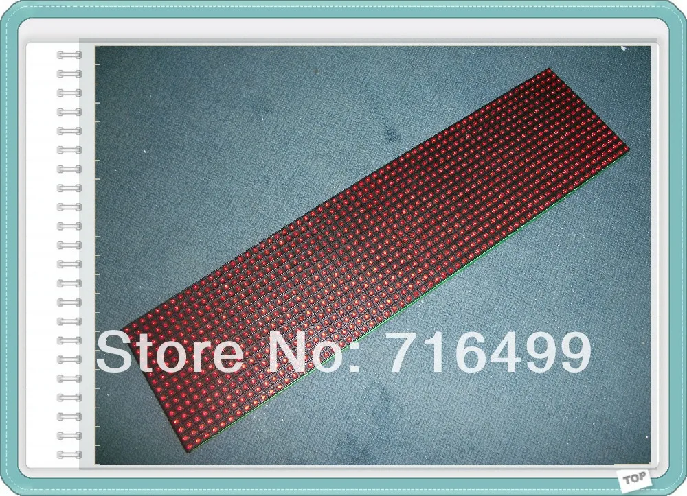 P7.62 dip полунаружный светодиодный знак модуля автомобиля или автобуса