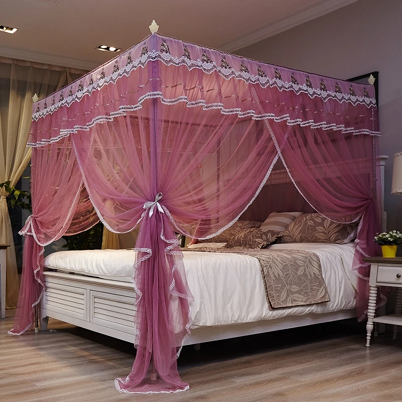 Роскошный комплект постельного белья в дворцовом стиле кружевная квадратная