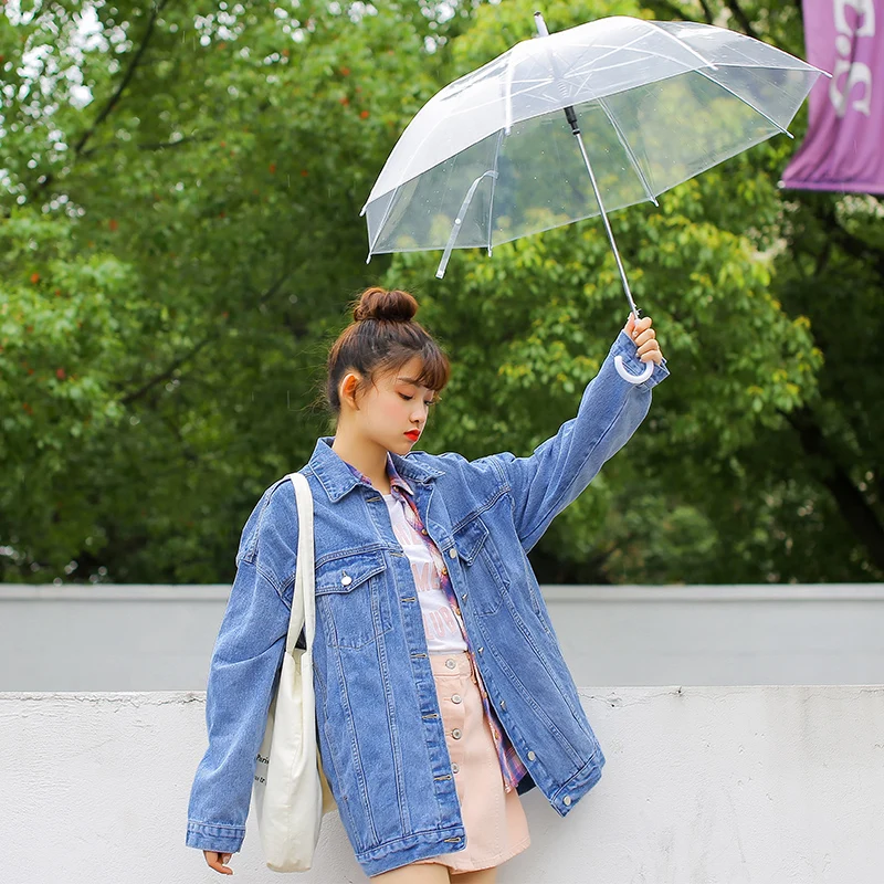 Vetevidi new autumn wear women's clothing loose long-sleeved women do old cowboy coat jacket 303# | Женская одежда