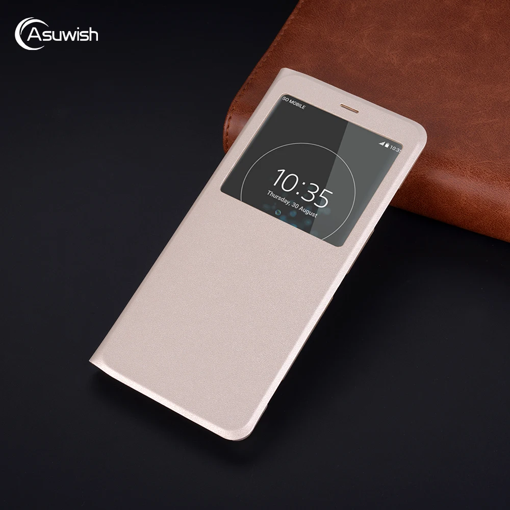 Кожаный чехол бумажник с откидной крышкой для Sony Xperia XZ Premium XZ2 Compact XZ3 XZP F8331 H8216 G8141