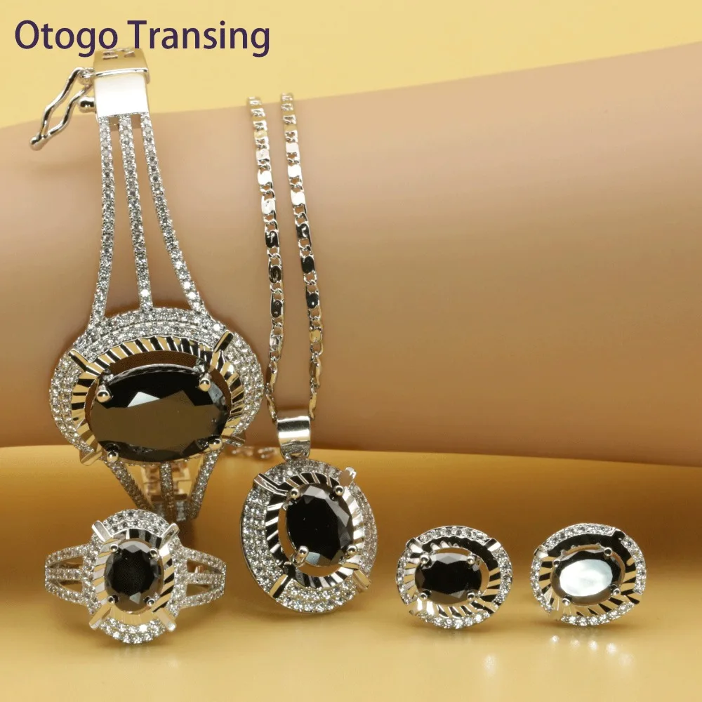 Женский ювелирный комплект из кольца и серёг серебро 2019 пробы|colorful jewelry sets|fashion