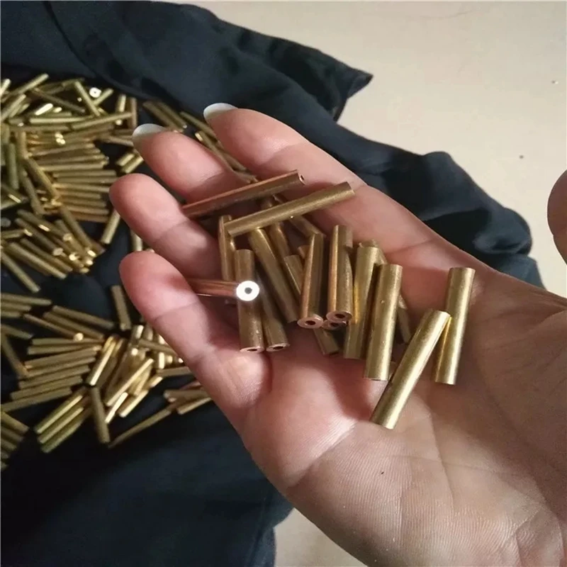 4 мм Диаметр 0,3 мм толщина 8 мм длинные латунные трубы DIY Материал фурнитура ювелирные аксессуары