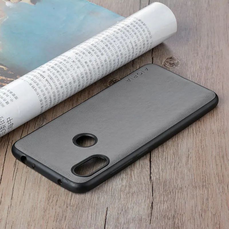 for Xiaomi Redmi Note 6 pro Case Luxury Vintage leather skin with cover phone case xiaomi redmi note funda coque capa | Мобильные