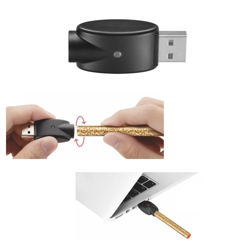JINGPU Portabl зарядное устройство беспроводной Ego Зарядное устройство USB зарядное устройство адаптер черный кабель Линия для всех эго 510 электронная сигарета