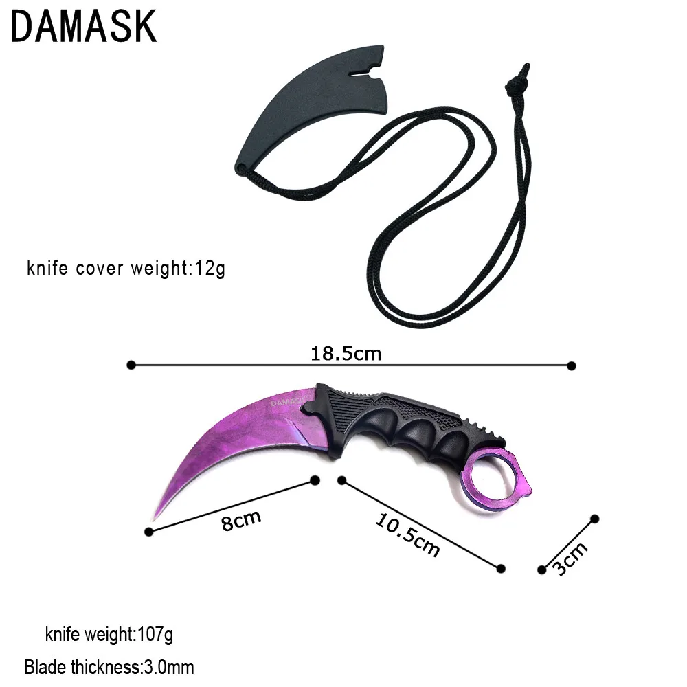 Cs Go охотничий нож выживания Tactical a ножи Karambit Supervivencia настоящие Outillageбыл Куто Tactique