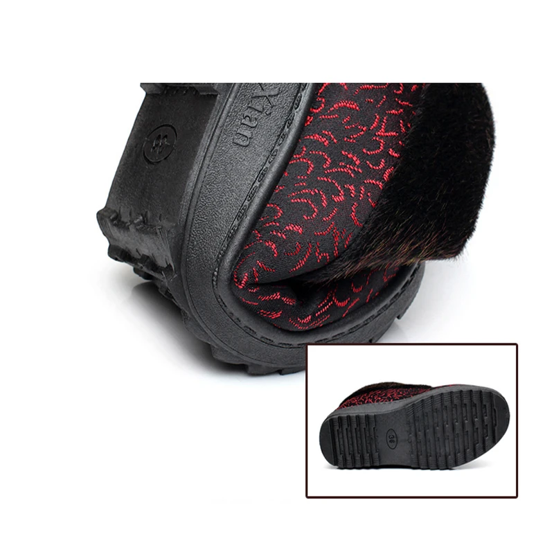 Обувь женские ботинки зимние ботильоны модные теплые Нескользящие уличные на