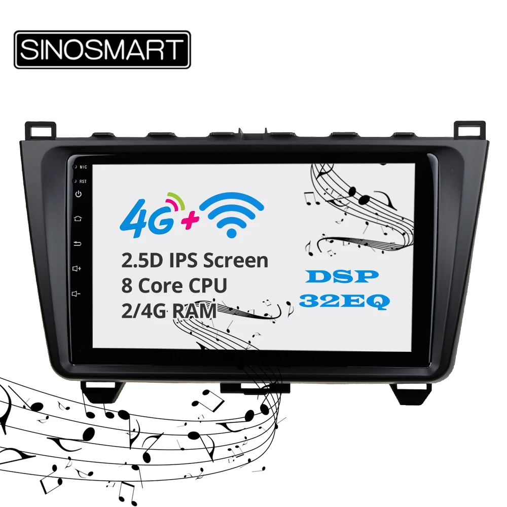 Sinosmart поддержка BOSE Android 8 1 2Din IPS/QLED 2.5D экран автомобильный gps Мультимедиа Радио