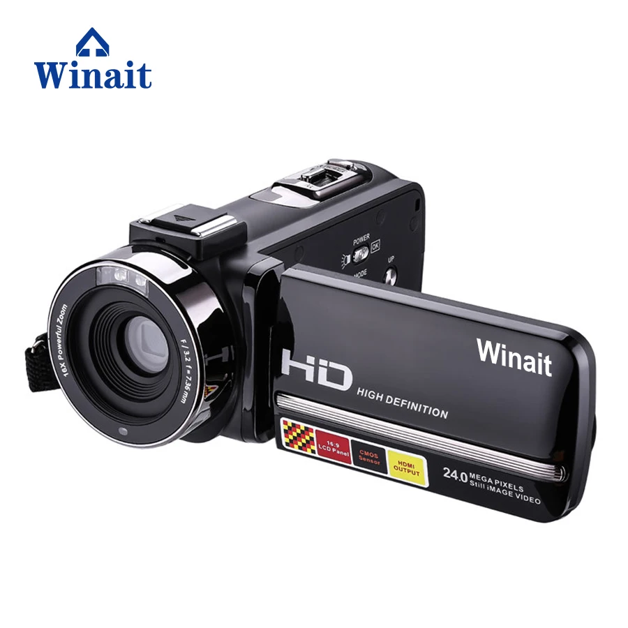 Видеокамера Winait Night Full HD1080p цифровая видеокамера с сенсорным дисплеем |
