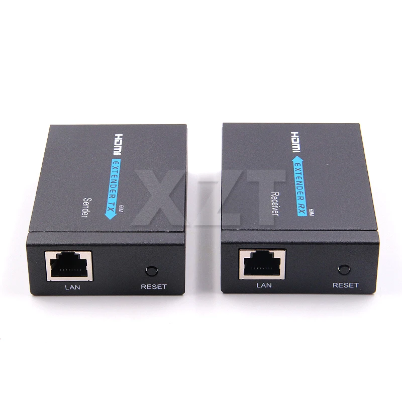Новейший 60 м HDMI удлинитель 1080p 3D передатчик приемник через Cat 5e/6 RJ45 Ethernet конвертер