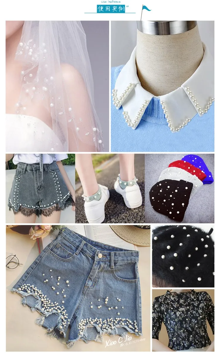 Красивая 100 шт. модные аксессуары для одежды DIY перламутровая Кепка с заклепками