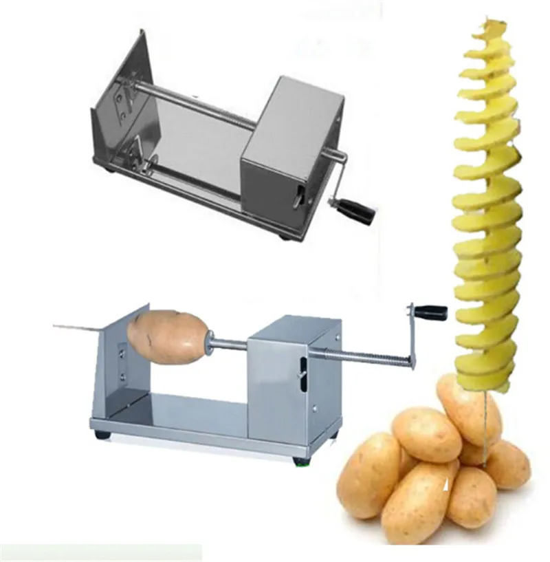 

8pcs/lot Manual Twist Potato Cutter Potato Spiral Slicer Potato Machine