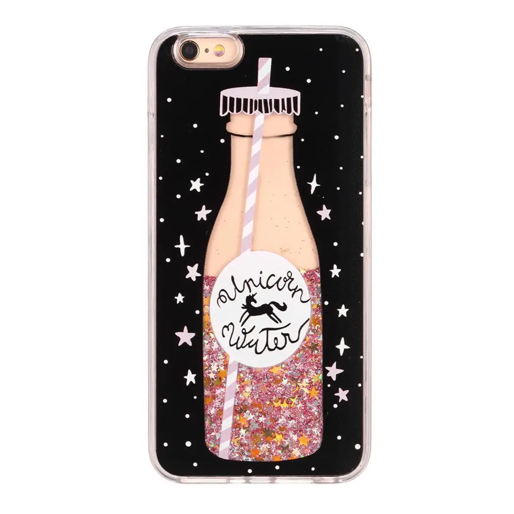 Модный Блестящий Мягкий чехол Quicksand задняя крышка-чехол для телефона легкой