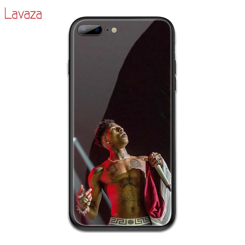 Lavaza Youngboy никогда не сломался снова закаленное стекло TPU чехол для iPhone 6 6S 7 8 Plus 5 5S SE XR X XS 11 Pro MAX чехол - Цвет: TG7